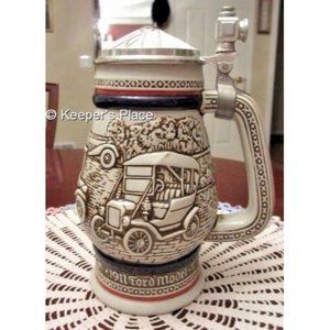 Avon Classic Car Series Lid Beer Stein Ceremarte